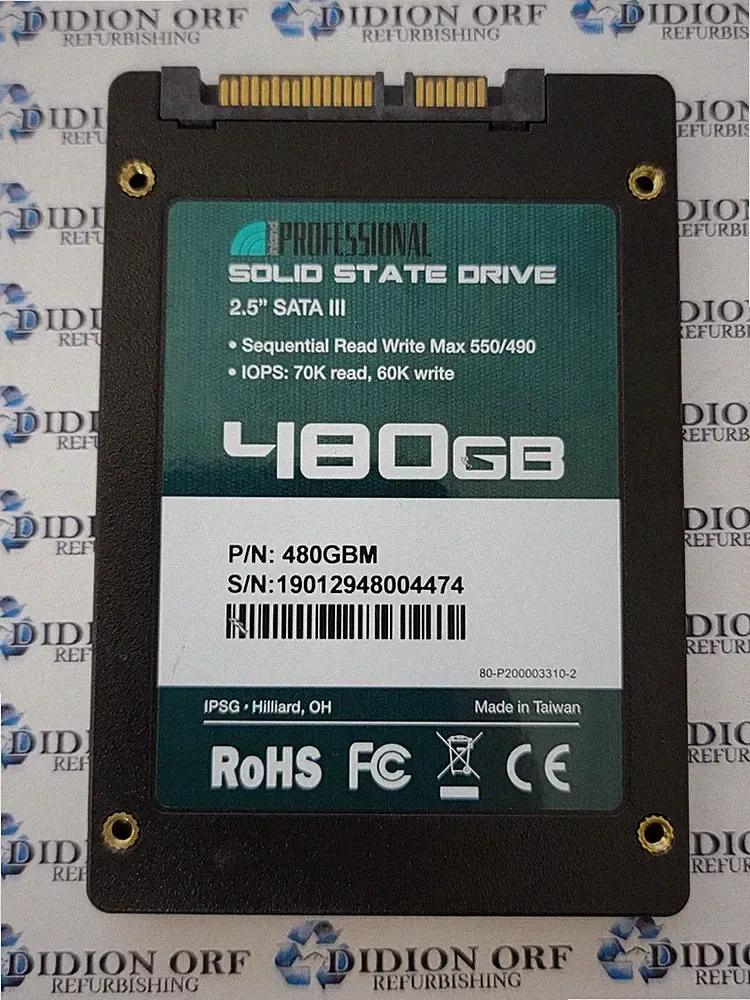 INLAND 480GB 2.5" SATA SSD 480GBM, Grade A, SKU 10712