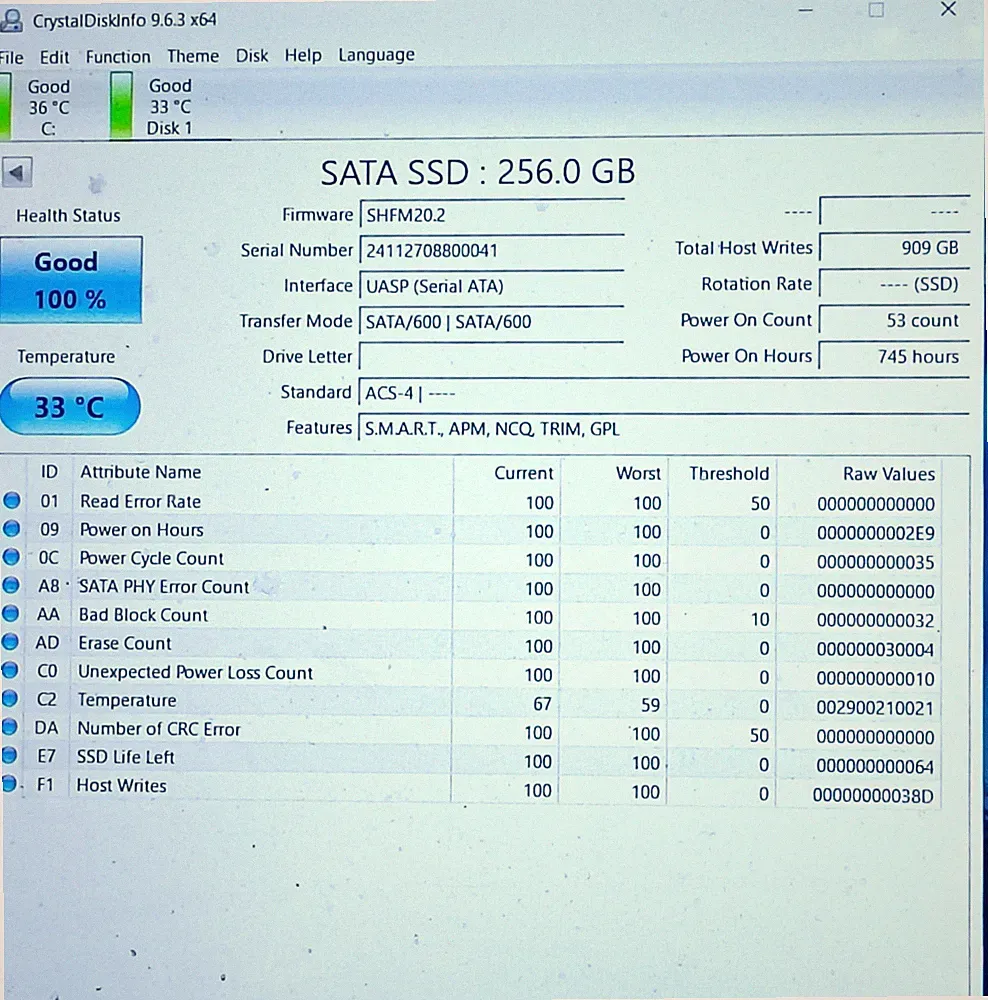 Inland Professional 2.5" SATA III 256GB 520MB/s 430MB/s - Solid State Drive